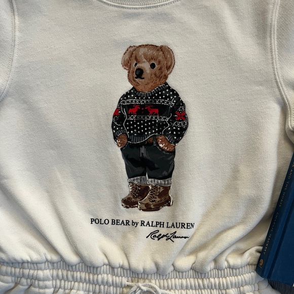Nearly New Ralph Lauren Polo Teddy Bear Dress - Picture 3 of 4